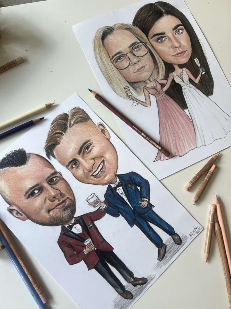 portrety i karykatury